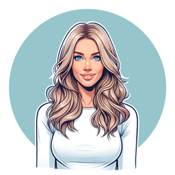 icon---A-Scandinavian-woman-with-long,-wavy-blonde-hair,-wearing-a-simple-white-long-sleeved-shirt,-is-depicted-with-thought-bubbles-showing-her-contemplatin